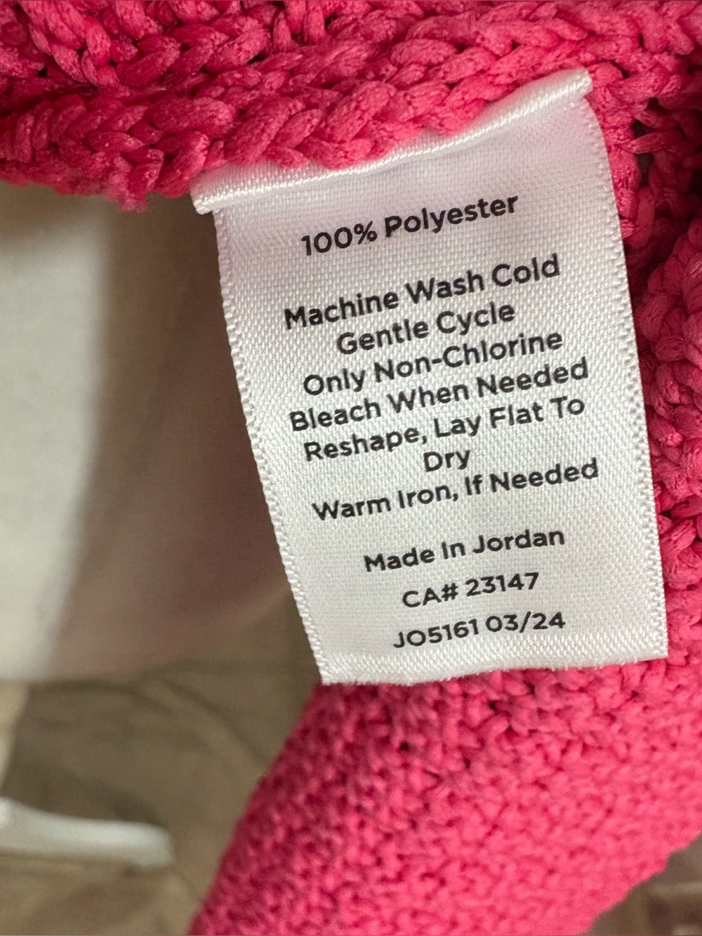 NEW Talbots Hot Pink Textured V-Neck Button Cardigan - Picture 11 of 11